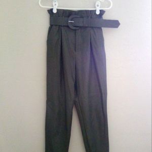 Stradivarius faux leather pants